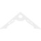 Ekena Millwork Pitch Cena Architectural Grade PVC Gable Pediment, 72"W x 30"H x 1"P (10/12) GPP072X030X100CEN - alternate 3